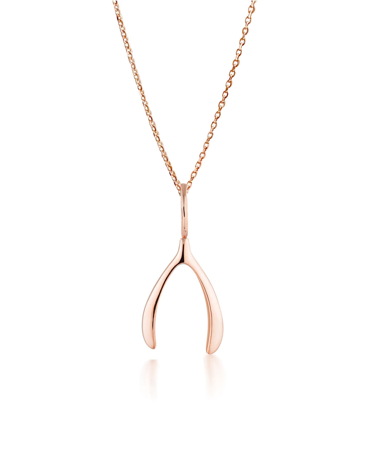 Wishbone Necklace | 9k Gold - Sit & Wonder