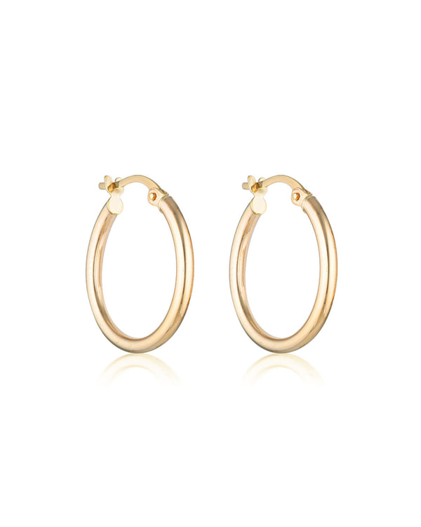 Aura Hoop Earrings | Bold Hoops | 9k Yellow Gold - Sit & Wonder